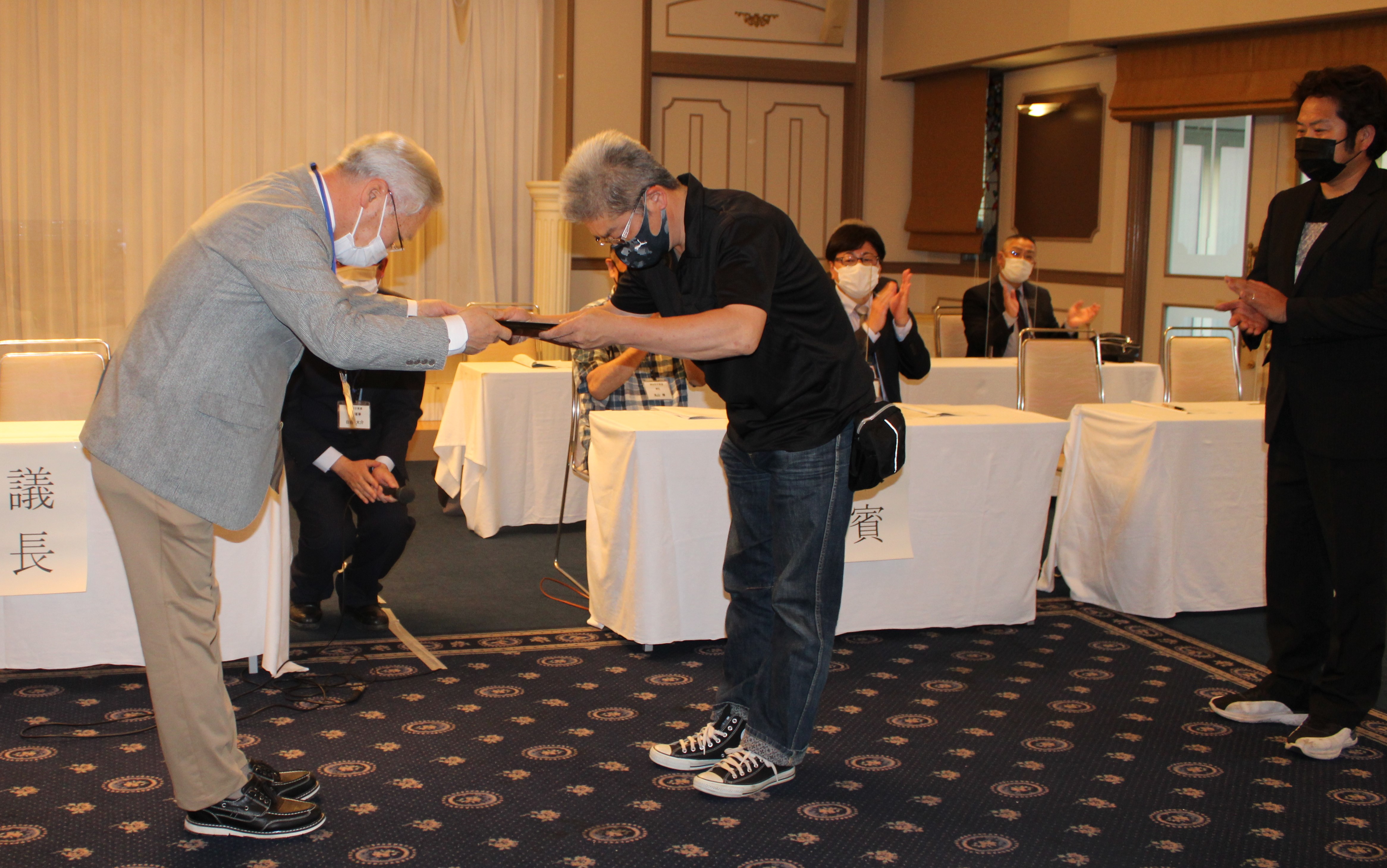 育成功労者表彰式